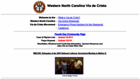 What Wncvdc.org website looked like in 2016 (7 years ago)