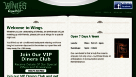 What Wings-restaurant.co.uk website looked like in 2016 (7 years ago)