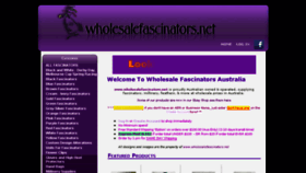 What Wholesalefascinators.net website looked like in 2016 (7 years ago)