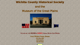 What Wichitacountymuseum.org website looked like in 2016 (7 years ago)