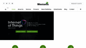 What Wectonic.com website looked like in 2016 (7 years ago)