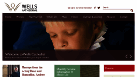 What Wellscathedral.org.uk website looked like in 2016 (7 years ago)