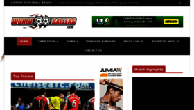 What Worldfootballers.com website looked like in 2016 (7 years ago)