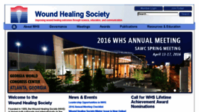 What Woundheal.org website looked like in 2016 (7 years ago)
