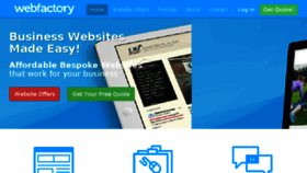 What Webfactory.co.uk website looked like in 2016 (7 years ago)