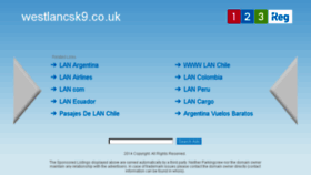 What Westlancsk9.co.uk website looked like in 2016 (8 years ago)