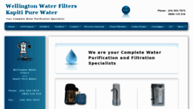 What Wellingtonwaterfilters.co.nz website looked like in 2016 (7 years ago)