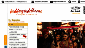 What Weddingindelhi.com website looked like in 2016 (7 years ago)