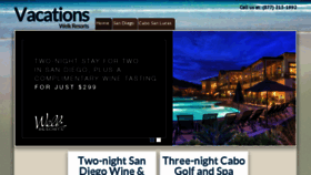 What Welkvacations.com website looked like in 2016 (9 years ago)