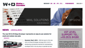 What W-d.de website looked like in 2016 (9 years ago)