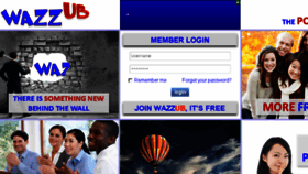 What Wazzub.com website looked like in 2016 (7 years ago)