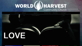 What Worldharvestministries.com website looked like in 2016 (7 years ago)