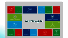 What Wintraining.de website looked like in 2016 (7 years ago)