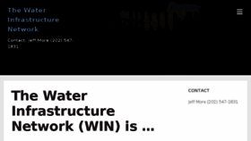 What Win-water.org website looked like in 2016 (7 years ago)