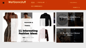 What Welldonestuff.com website looked like in 2016 (7 years ago)