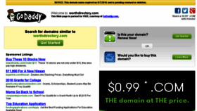What Worthdirectory.com website looked like in 2016 (7 years ago)