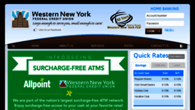 What Wnyfcu.com website looked like in 2016 (7 years ago)