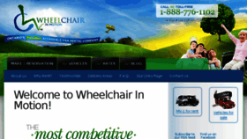 What Wheelchairinmotion.com website looked like in 2016 (7 years ago)
