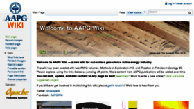 What Wiki.aapg.org website looked like in 2016 (7 years ago)