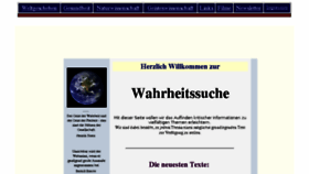 What Wahrheitssuche.org website looked like in 2016 (7 years ago)