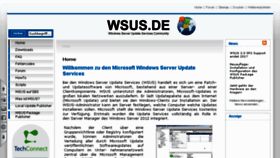 What Wsus.de website looked like in 2016 (7 years ago)