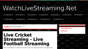 What Watchlivestreaming.net website looked like in 2016 (7 years ago)