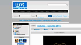 What Warezrocker.net website looked like in 2011 (12 years ago)