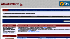 What Webmasterforum.gen.tr website looked like in 2016 (8 years ago)