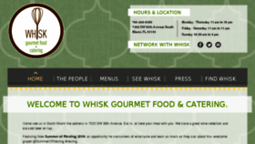 What Whiskgourmet.com website looked like in 2016 (7 years ago)