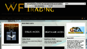 What Wftrading.net website looked like in 2016 (7 years ago)