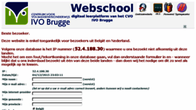 What Webschool.be website looked like in 2016 (7 years ago)