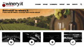 What Winery.it website looked like in 2016 (7 years ago)