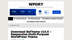 What Wpdry.com website looked like in 2016 (7 years ago)