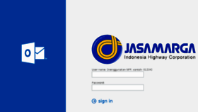 What Webmail.jasamarga.co.id website looked like in 2016 (7 years ago)
