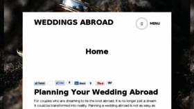 What Weddings-abroad.com website looked like in 2016 (7 years ago)