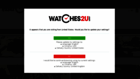 What Watches2u.com website looked like in 2016 (7 years ago)
