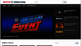 What Watchwrestling.cz website looked like in 2016 (7 years ago)