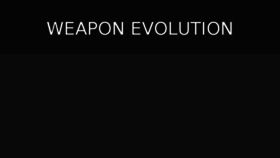 What Weaponevolution.com website looked like in 2016 (7 years ago)