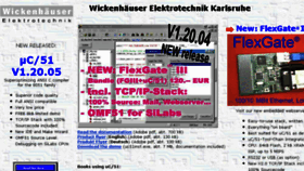 What Wickenhaeuser.de website looked like in 2016 (8 years ago)