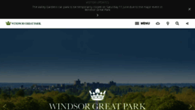 What Windsorgreatpark.co.uk website looked like in 2016 (7 years ago)
