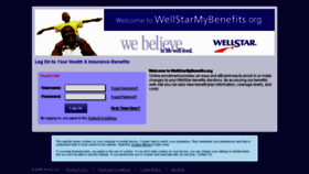 What Wellstarmybenefits.org website looked like in 2016 (7 years ago)