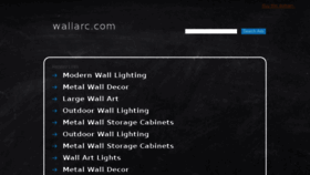 What Wallarc.com website looked like in 2016 (7 years ago)