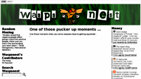 What Waspsnest.com website looked like in 2016 (7 years ago)