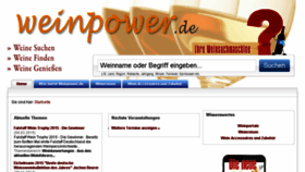 What Weinpower.de website looked like in 2016 (7 years ago)