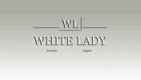 What Whitelady.ro website looked like in 2016 (7 years ago)