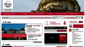 What Www2.senat.fr website looked like in 2016 (7 years ago)