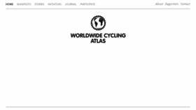 What Worldwidecyclingatlas.com website looked like in 2016 (7 years ago)