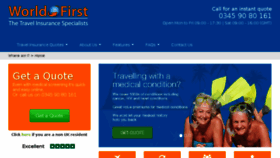 What World-first.co.uk website looked like in 2016 (7 years ago)