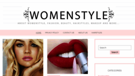 What Womenstyle.com website looked like in 2016 (7 years ago)