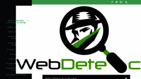 What Webdetective.co website looked like in 2016 (7 years ago)